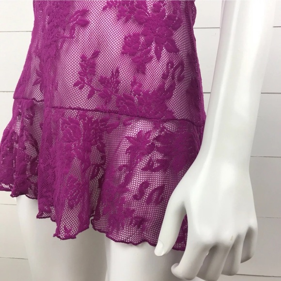 Victoria's Secret Womens Lace Plunge Purple Lingerie Extra Small - Picture 6 of 12